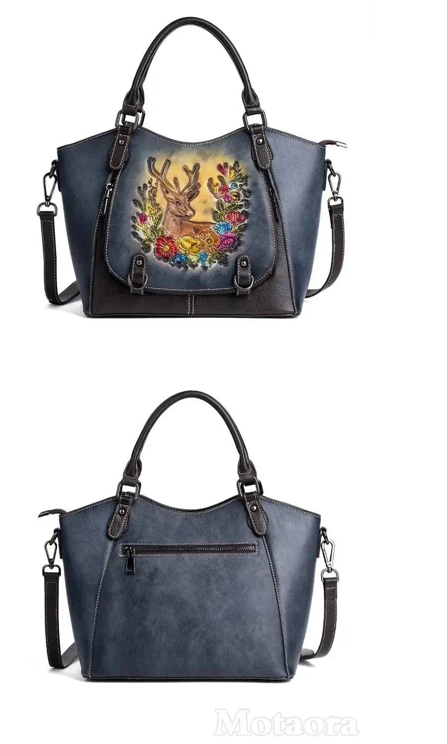 Tote Vitória Vintage – Aus echtem Premium-Leder