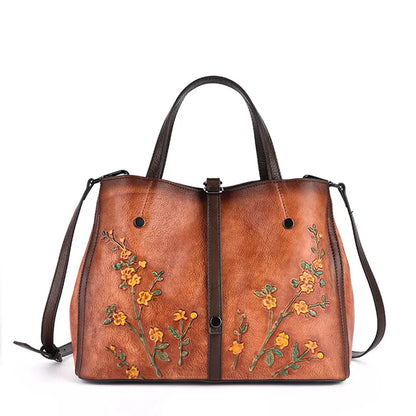 Bucket-Tasche Aurora Vintage – Aus echtem Premium-Leder