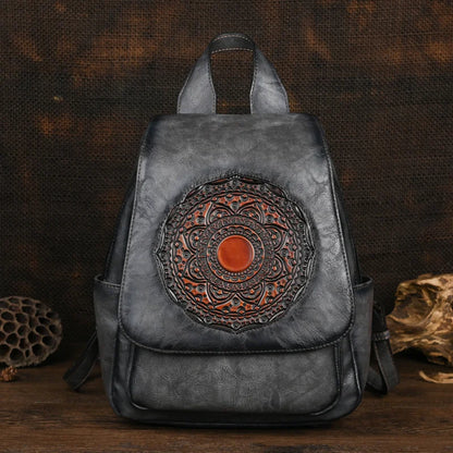 Geometrischer Rucksack Laura Vintage – Elegantes Design in hoher Qualität