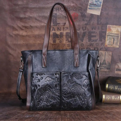 Tote Victoria Vintage – Aus echtem Premium-Leder