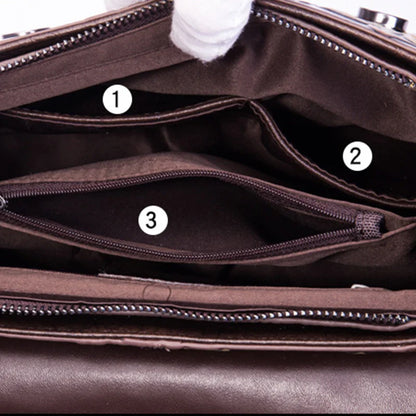 Flap-Tasche Aurora Vintage – Aus echtem Premium-Leder