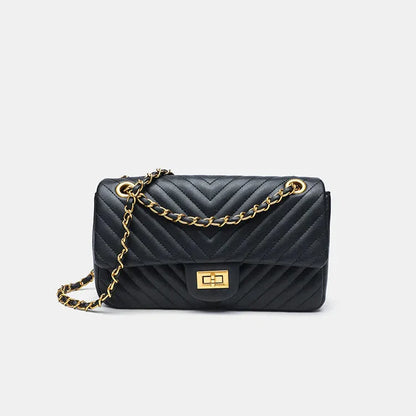 Véronique Chain – Tasche aus echtem Leder