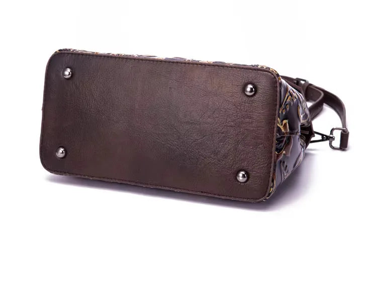Flap-Tasche Aurora Vintage – Aus echtem Premium-Leder