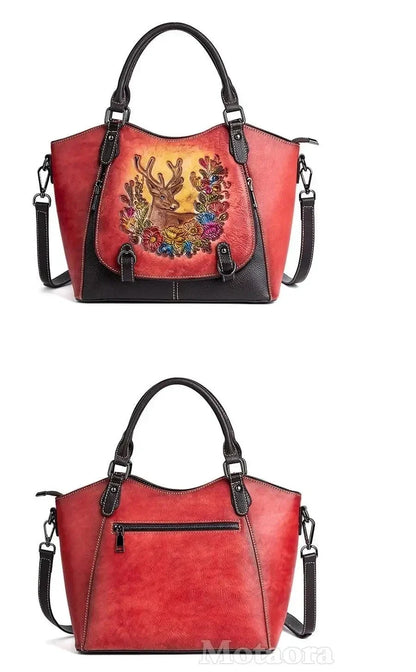 Tote Vitória Vintage – Aus echtem Premium-Leder