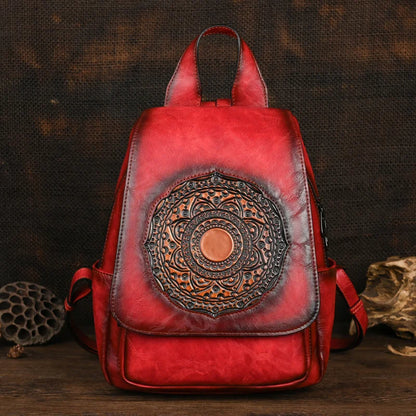 Geometrischer Rucksack Laura Vintage – Elegantes Design in hoher Qualität