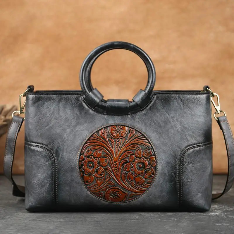 Tasche Floral Camélia Vintage – Elegantes Finish in hoher Qualität