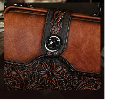 Tasche Luna Totem Vintage – Aus echtem Leder