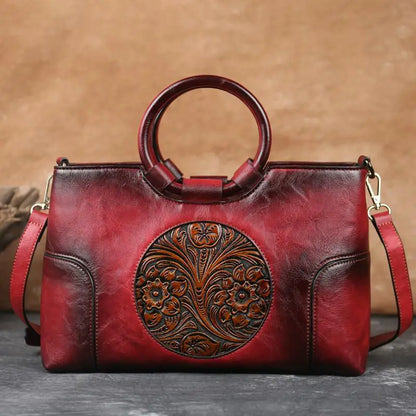 Tasche Floral Camélia Vintage – Elegantes Finish in hoher Qualität