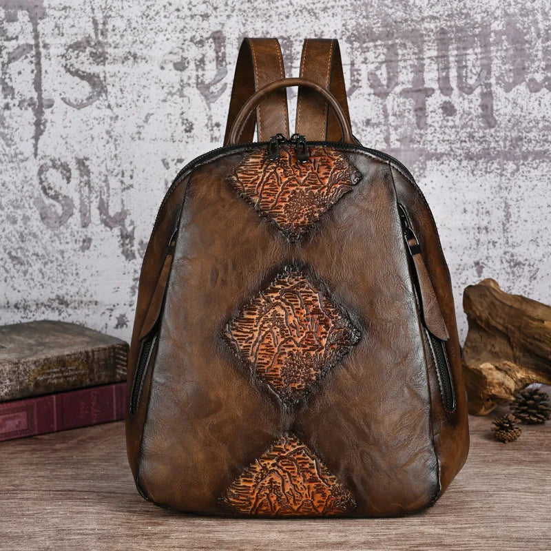 Torino Vintage – Rucksack mit Diebstahlschutz-Design