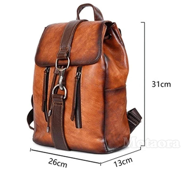 Rucksack Nordica Vintage – Aus echtem Leder