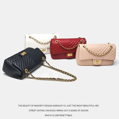 Véronique Chain – Tasche aus echtem Leder