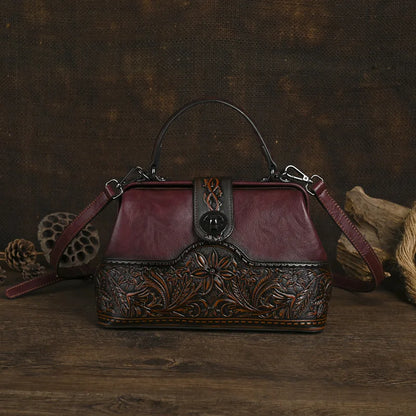 Tasche Luna Totem Vintage – Aus echtem Leder