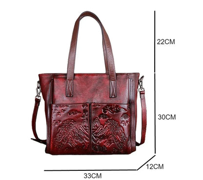 Tote Victoria Vintage – Aus echtem Premium-Leder