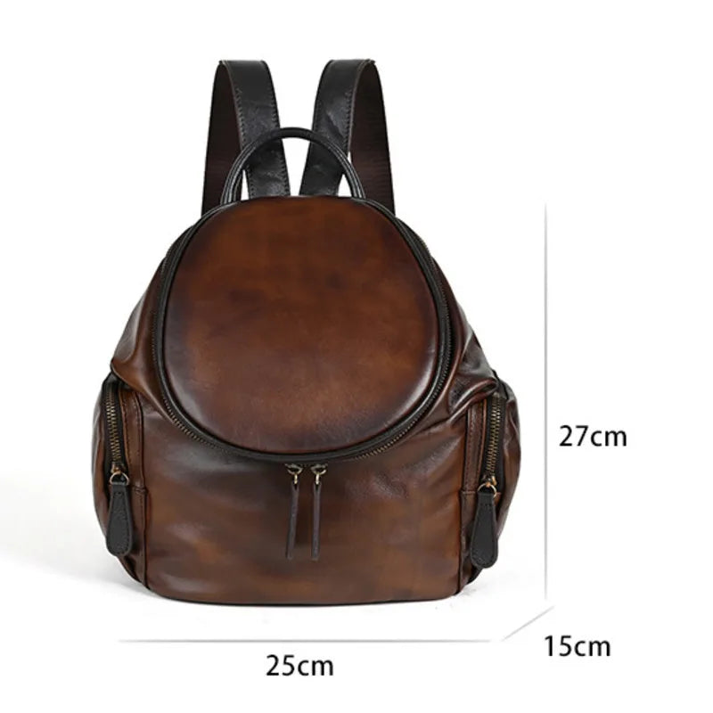 Rucksack Clara Vintage – Aus echtem Premium-Leder
