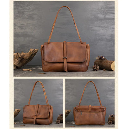 Messenger-Tasche Sofia Vintage – Aus echtem Premium-Leder