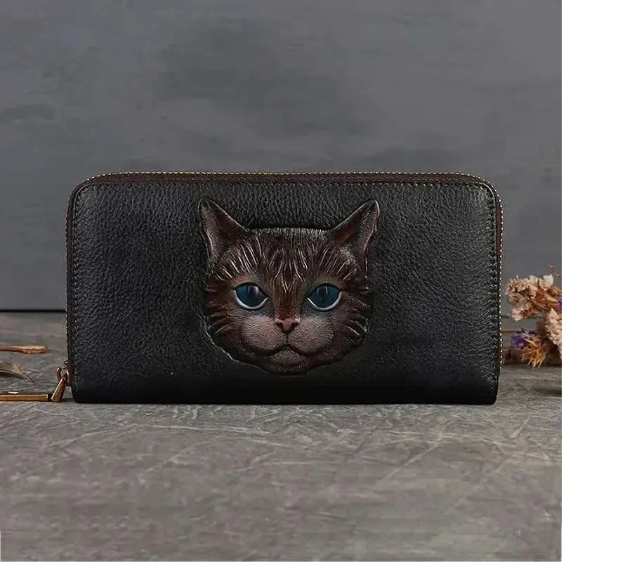 Geldbörse Gato Luna Vintage – Aus echtem Premium-Leder