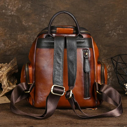 Rucksack Clara Vintage – Aus echtem Premium-Leder