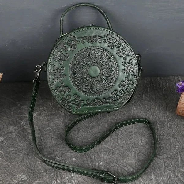 Tasche Jade Oriental Vintage – Aus echtem Premium-Leder