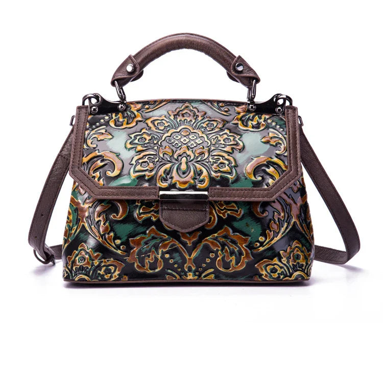 Flap-Tasche Aurora Vintage – Aus echtem Premium-Leder