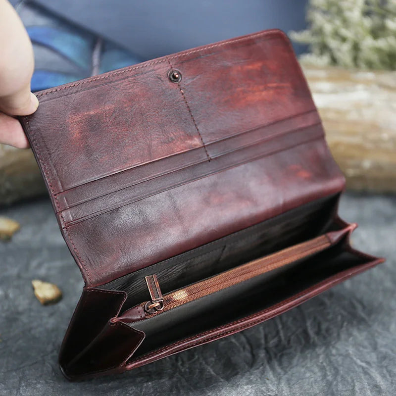Geldbörse Aurora Classic Vintage – Aus echtem Premium-Leder