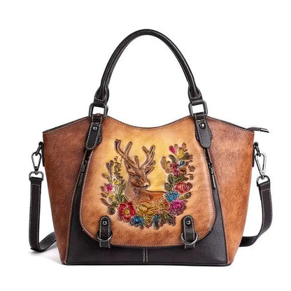 Tote Vitória Vintage – Aus echtem Premium-Leder