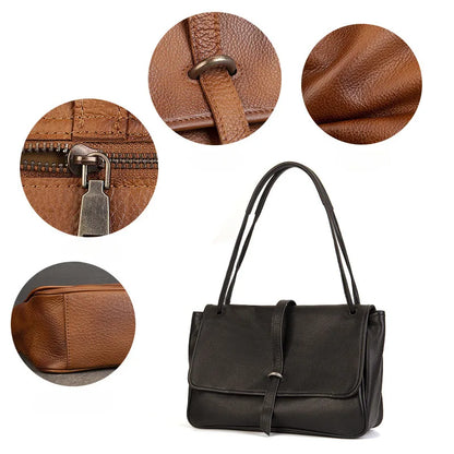 Messenger-Tasche Sofia Vintage – Aus echtem Premium-Leder