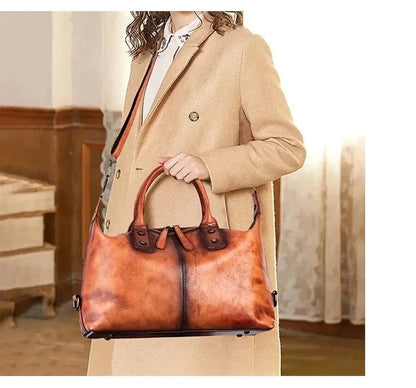 Tasche Riviera Vintage – Aus echtem handbemaltem Leder