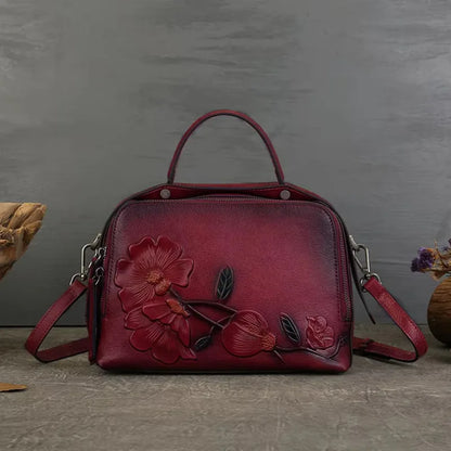 Tasche Verona Vintage – Echtes Leder mit handwerklicher Prägung