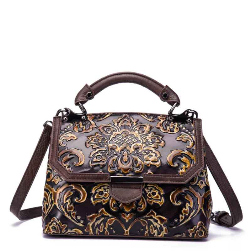 Flap-Tasche Aurora Vintage – Aus echtem Premium-Leder