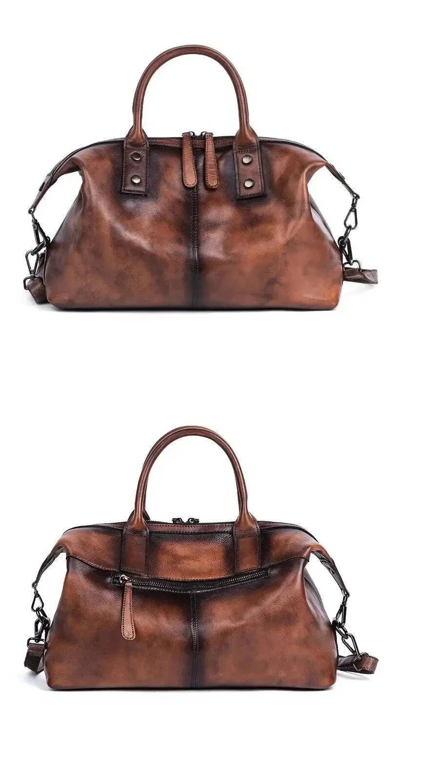 Tasche Riviera Vintage – Aus echtem handbemaltem Leder
