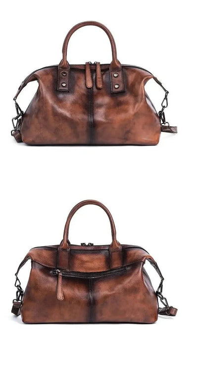 Tasche Riviera Vintage – Aus echtem handbemaltem Leder