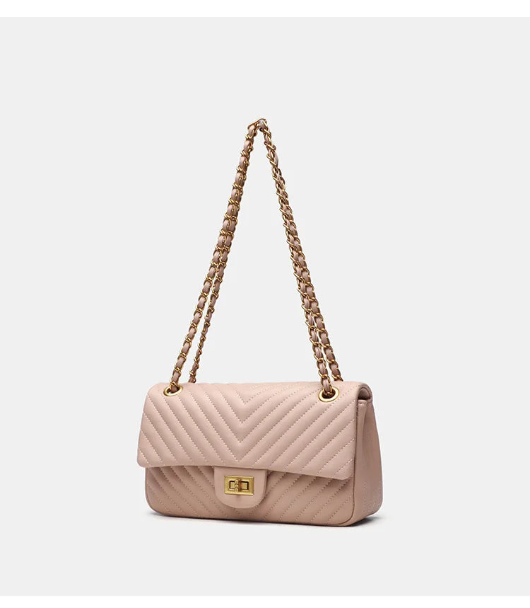 Véronique Chain – Tasche aus echtem Leder