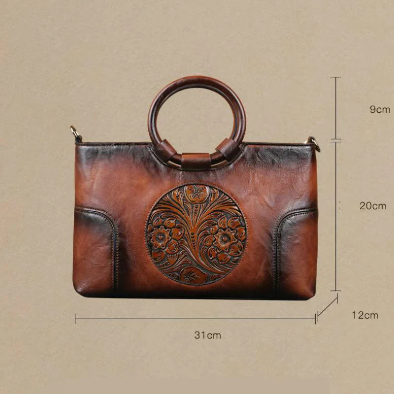 Tasche Floral Camélia Vintage – Elegantes Finish in hoher Qualität