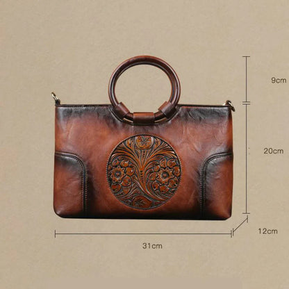 Tasche Floral Camélia Vintage – Elegantes Finish in hoher Qualität