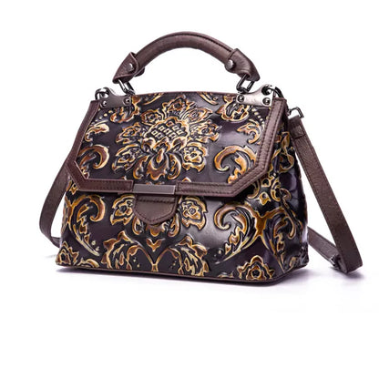 Flap-Tasche Aurora Vintage – Aus echtem Premium-Leder