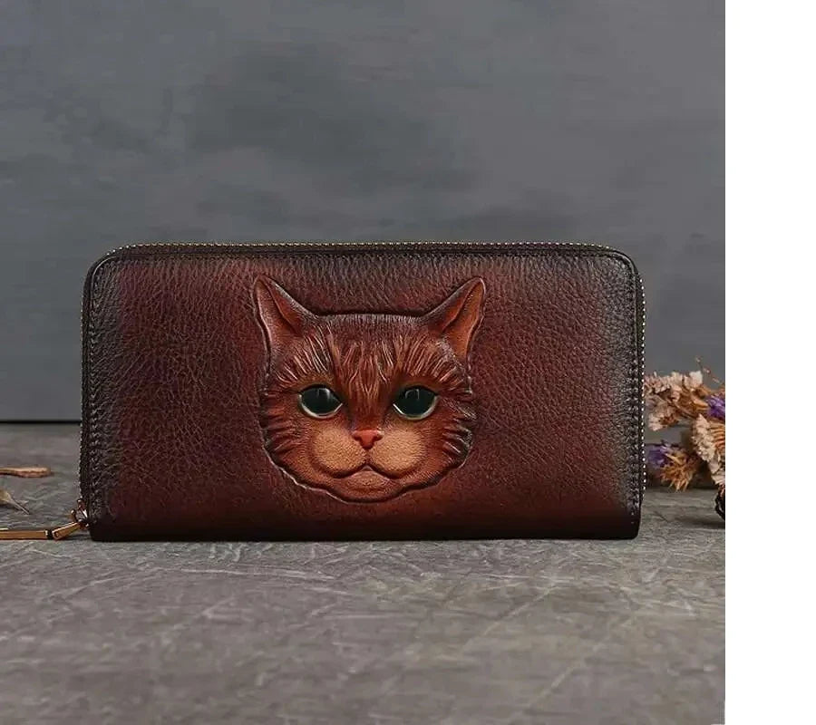 Geldbörse Gato Luna Vintage – Aus echtem Premium-Leder