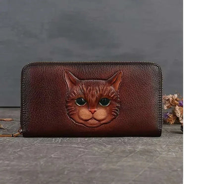 Geldbörse Gato Luna Vintage – Aus echtem Premium-Leder