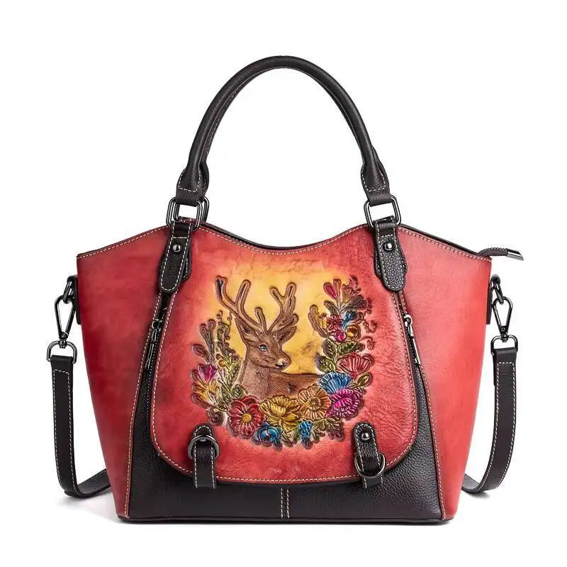 Tote Vitória Vintage – Aus echtem Premium-Leder