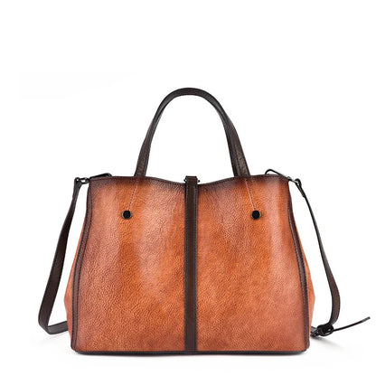 Bucket-Tasche Aurora Vintage – Aus echtem Premium-Leder