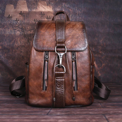 Rucksack Nordica Vintage – Aus echtem Leder