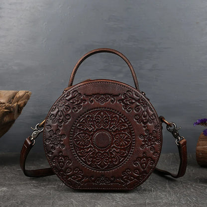 Tasche Jade Oriental Vintage – Aus echtem Premium-Leder