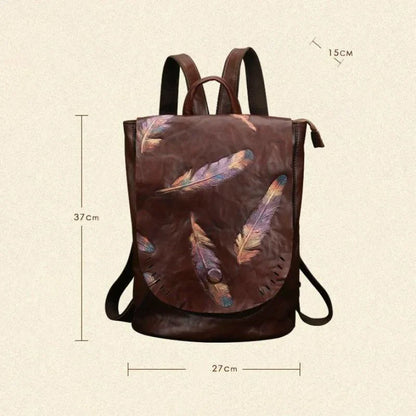 Rucksack Pluma Vintage – Aus echtem Premium-Leder