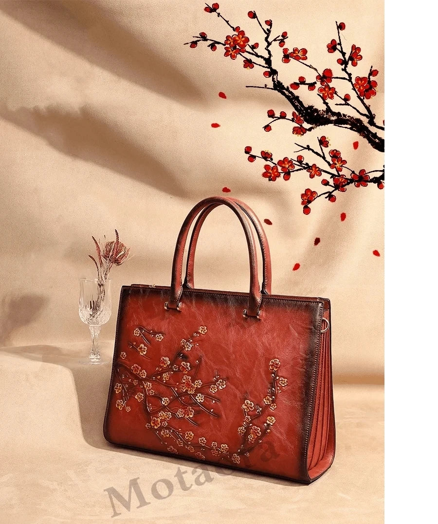 Tote Florença Vintage – Aus hochwertigem Naturleder
