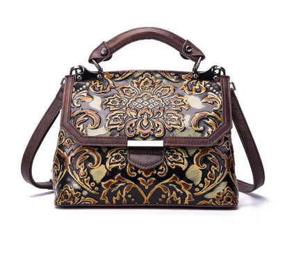 Flap-Tasche Aurora Vintage – Aus echtem Premium-Leder
