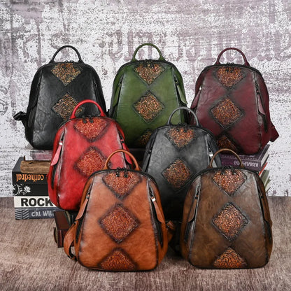 Torino Vintage – Rucksack mit Diebstahlschutz-Design