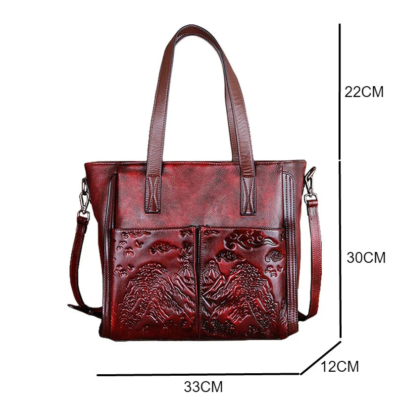 Tote Victoria Vintage – Aus echtem Premium-Leder