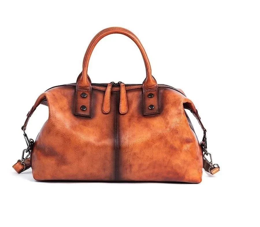 Tasche Riviera Vintage – Aus echtem handbemaltem Leder