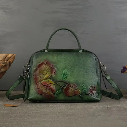 Tasche Verona Vintage – Echtes Leder mit handwerklicher Prägung