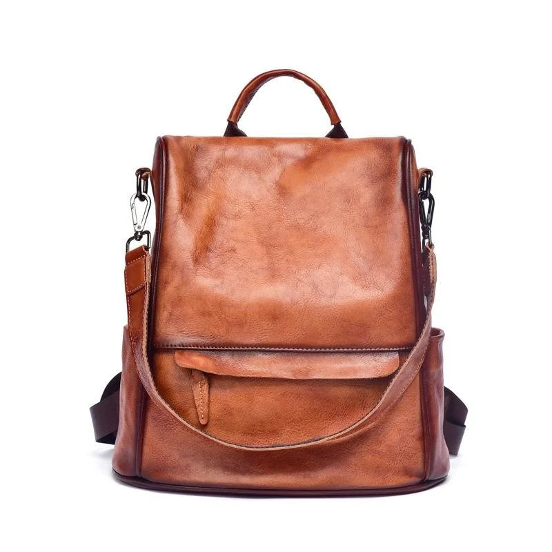 Rucksack Valéria Vintage – Aus echtem Premium-Leder