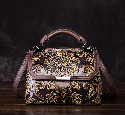 Flap-Tasche Aurora Vintage – Aus echtem Premium-Leder